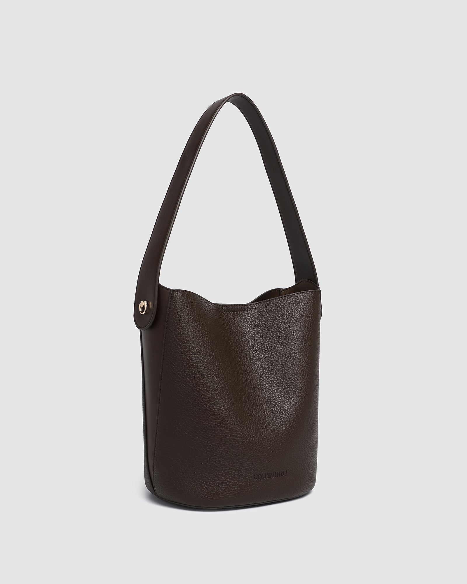 LOUENHIDE MIRANDA BUCKET BAG -  CHOCOLATE