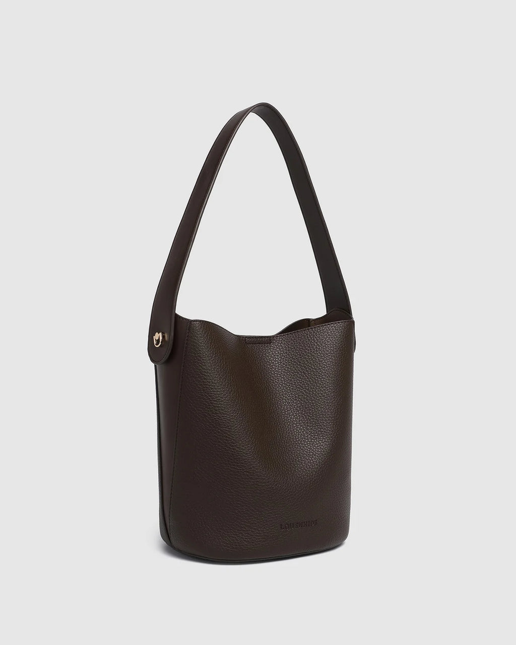 LOUENHIDE MIRANDA BUCKET BAG - CHOCOLATE
