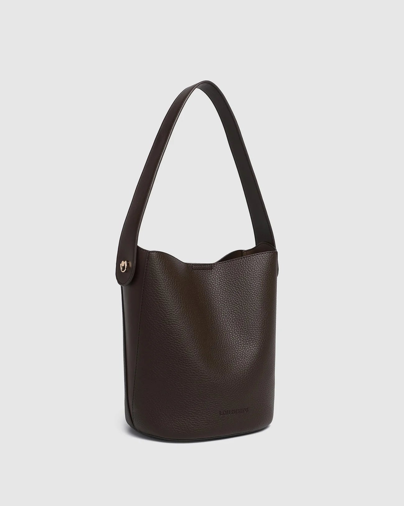 LOUENHIDE MIRANDA BUCKET BAG - CHOCOLATE