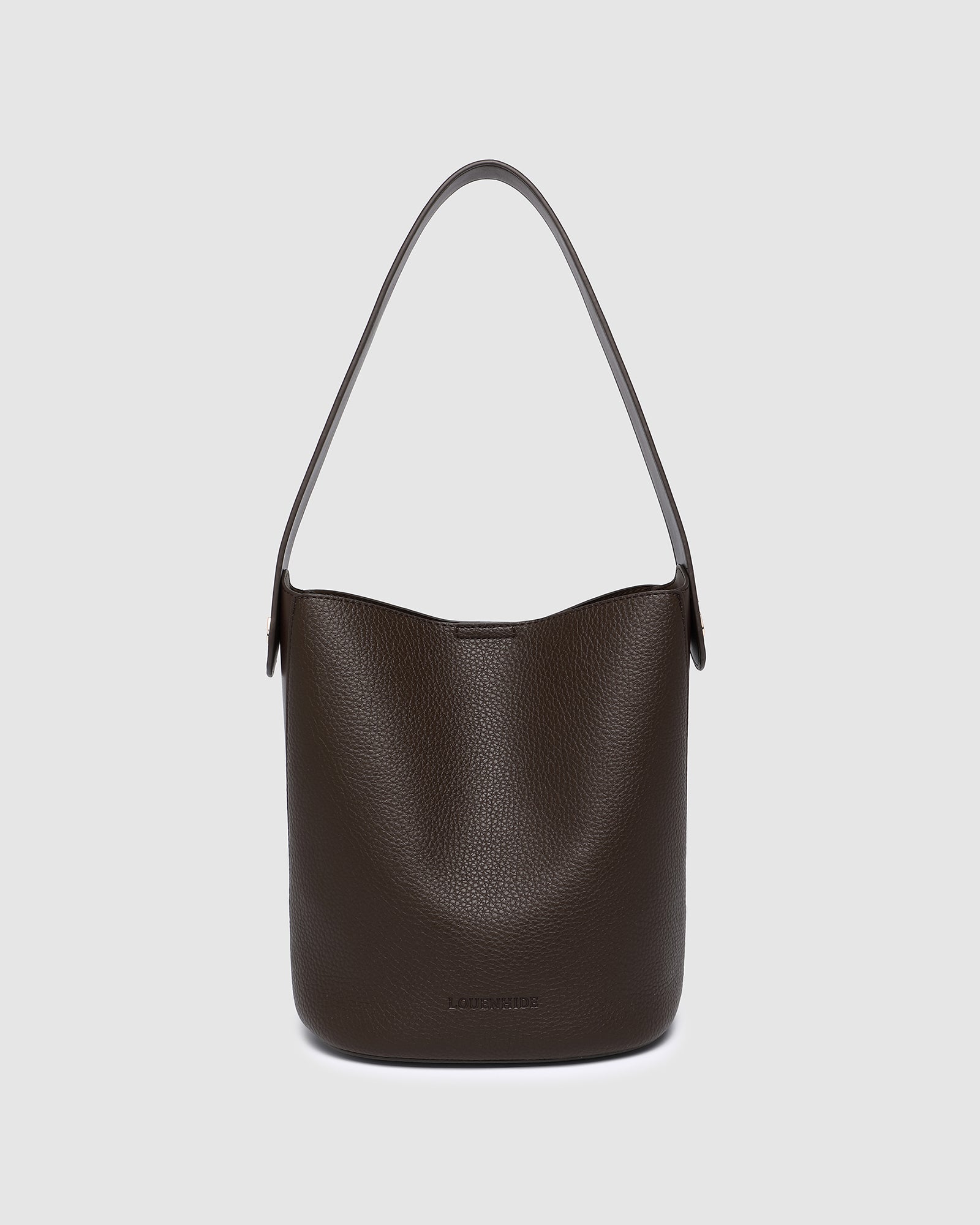 LOUENHIDE MIRANDA BUCKET BAG -  CHOCOLATE