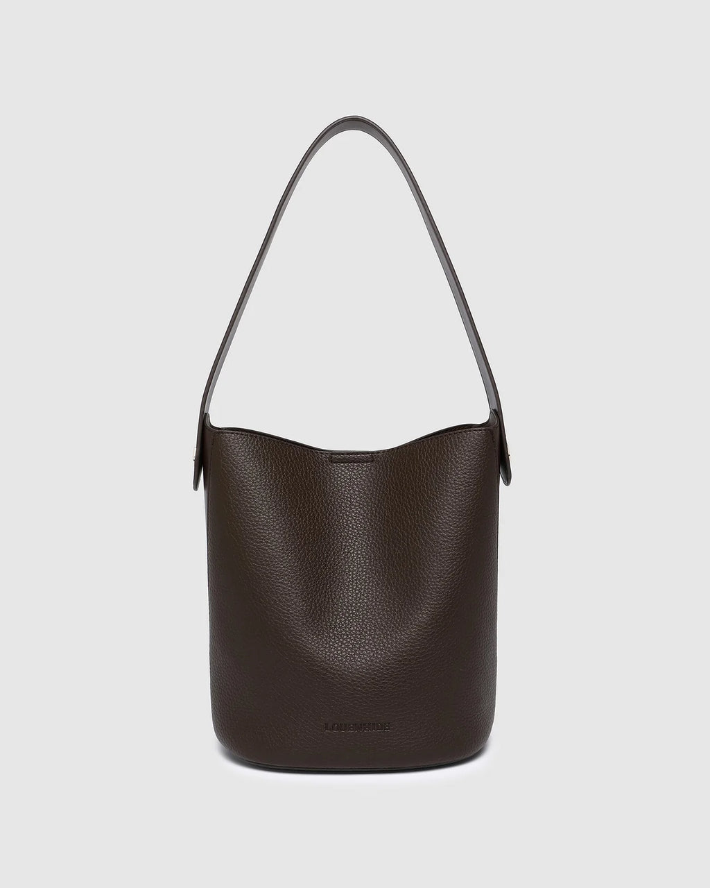 LOUENHIDE MIRANDA BUCKET BAG - CHOCOLATE