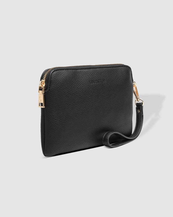 Load image into Gallery viewer, LOUENHIDE POPPY CLUTCH - BLACK
