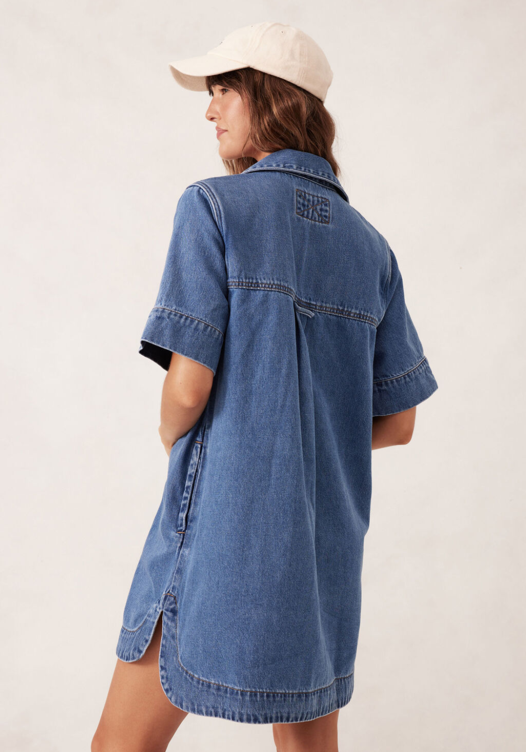 CERES LIFE SAMMY RELAXED SHIRTDRESS - FRESH INDIGO