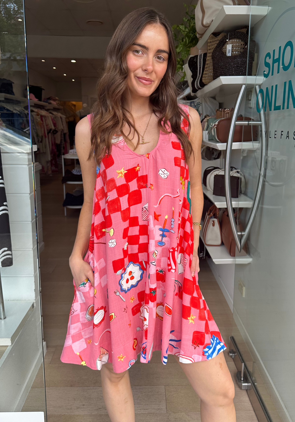 AMORE MINI DRESS - SUMMER PRINT