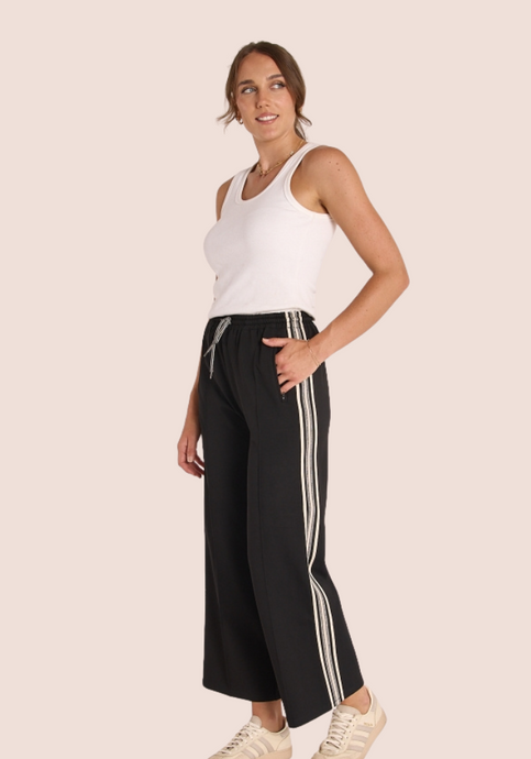 NOAH CROPPED PANT - LUXE BLACK