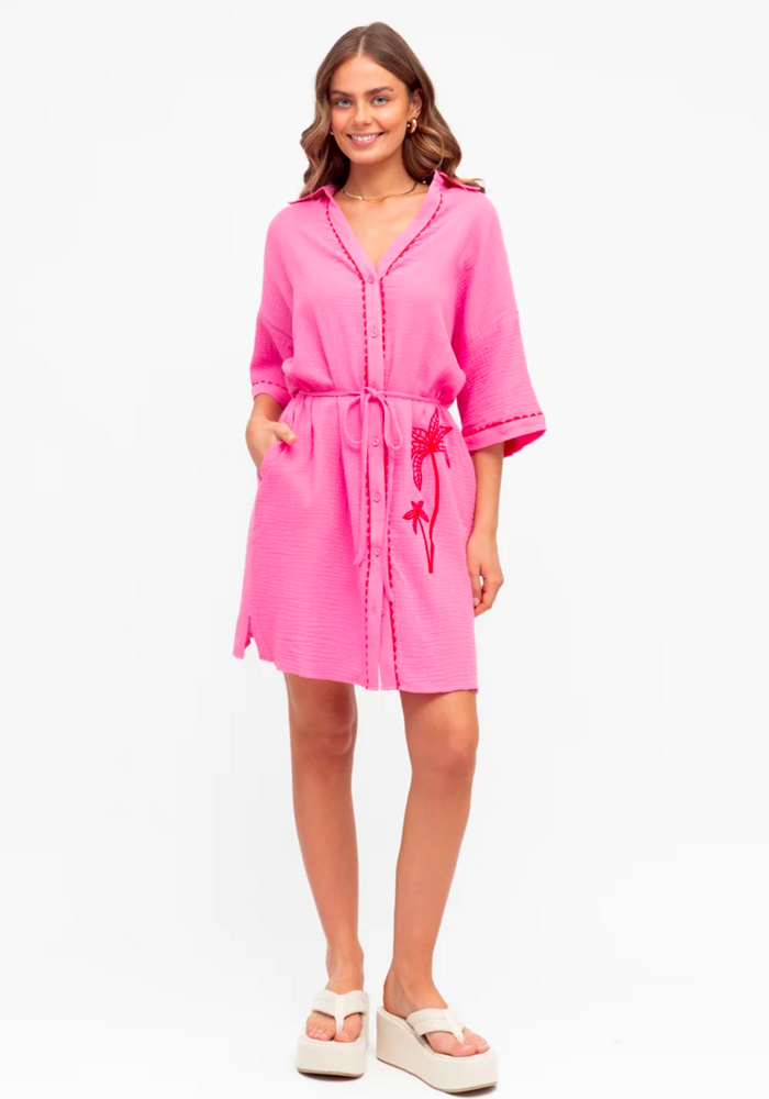 GRACIE MINI DRESS - PINK