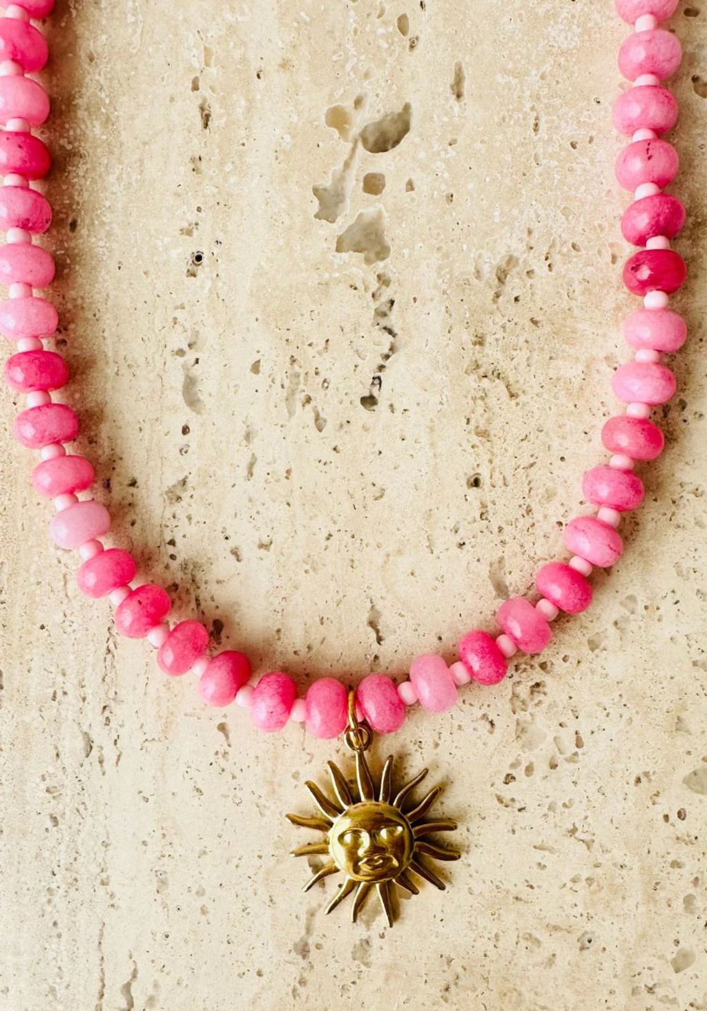 SUNNY NECKLACE - PINK