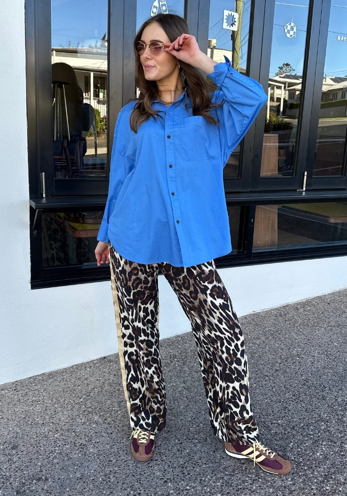 SADIE JOGGERS - DARK LEOPARD