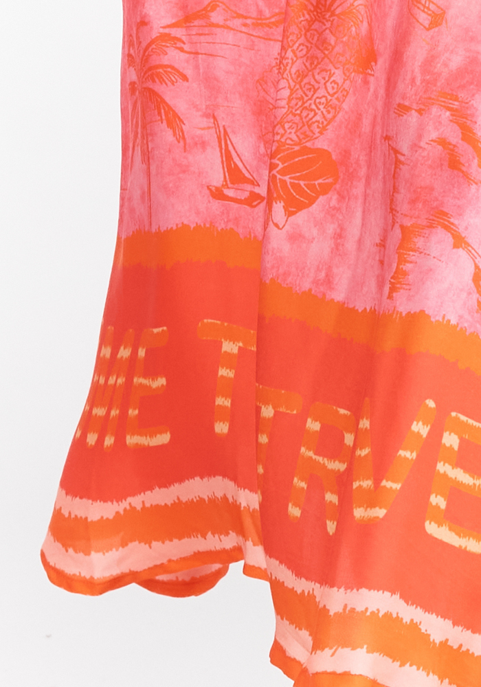 Load image into Gallery viewer, RUBYYAYA SEAWORLD SKIRT - CORAL