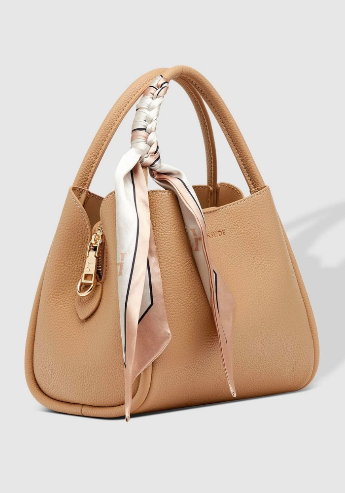 LOUENHIDE STEFFIE MINI TOTE BAG - BISCUIT