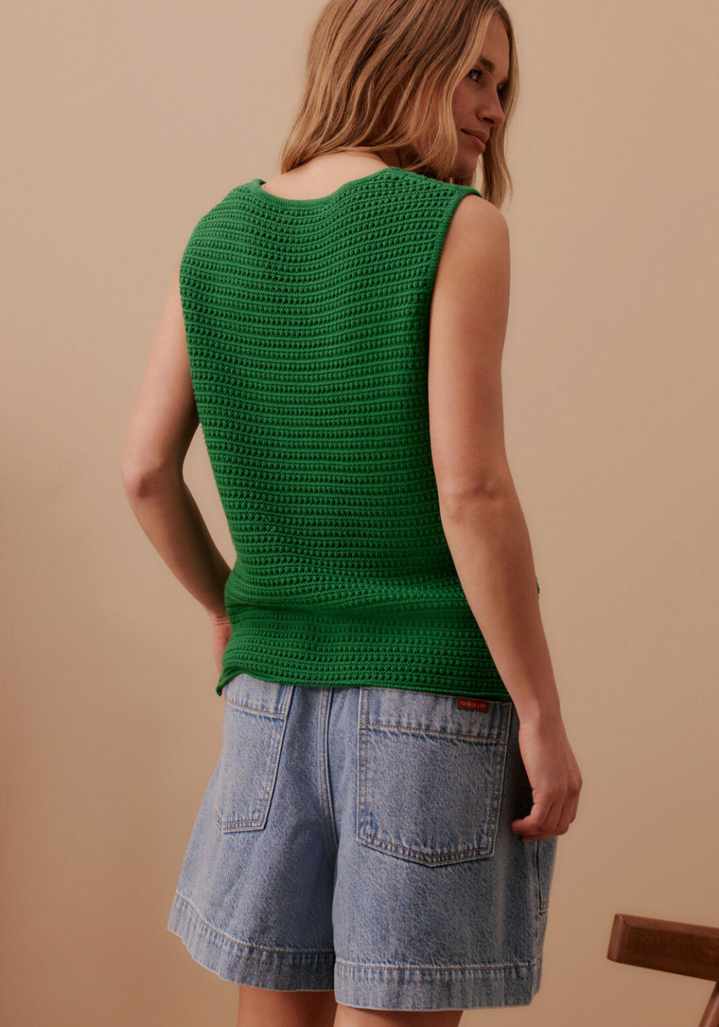 CERES LIFE DARCY RELAXED EVERYDAY SHORT - WASHED VINTAGE BLUE