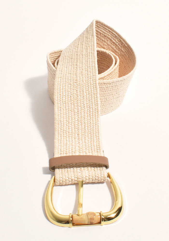 Adorne Simple Jeans Belt in Red ABD0646 main image 0