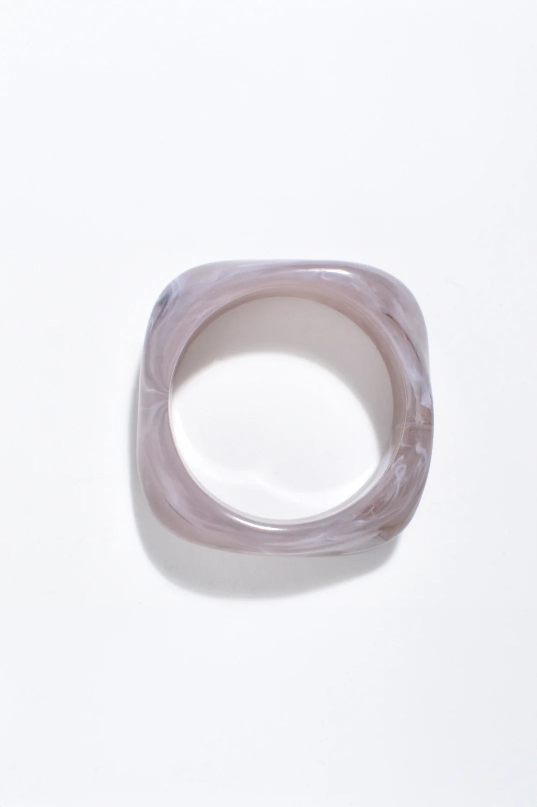 ADORNE RESIN STACKING BANGLE - GREY