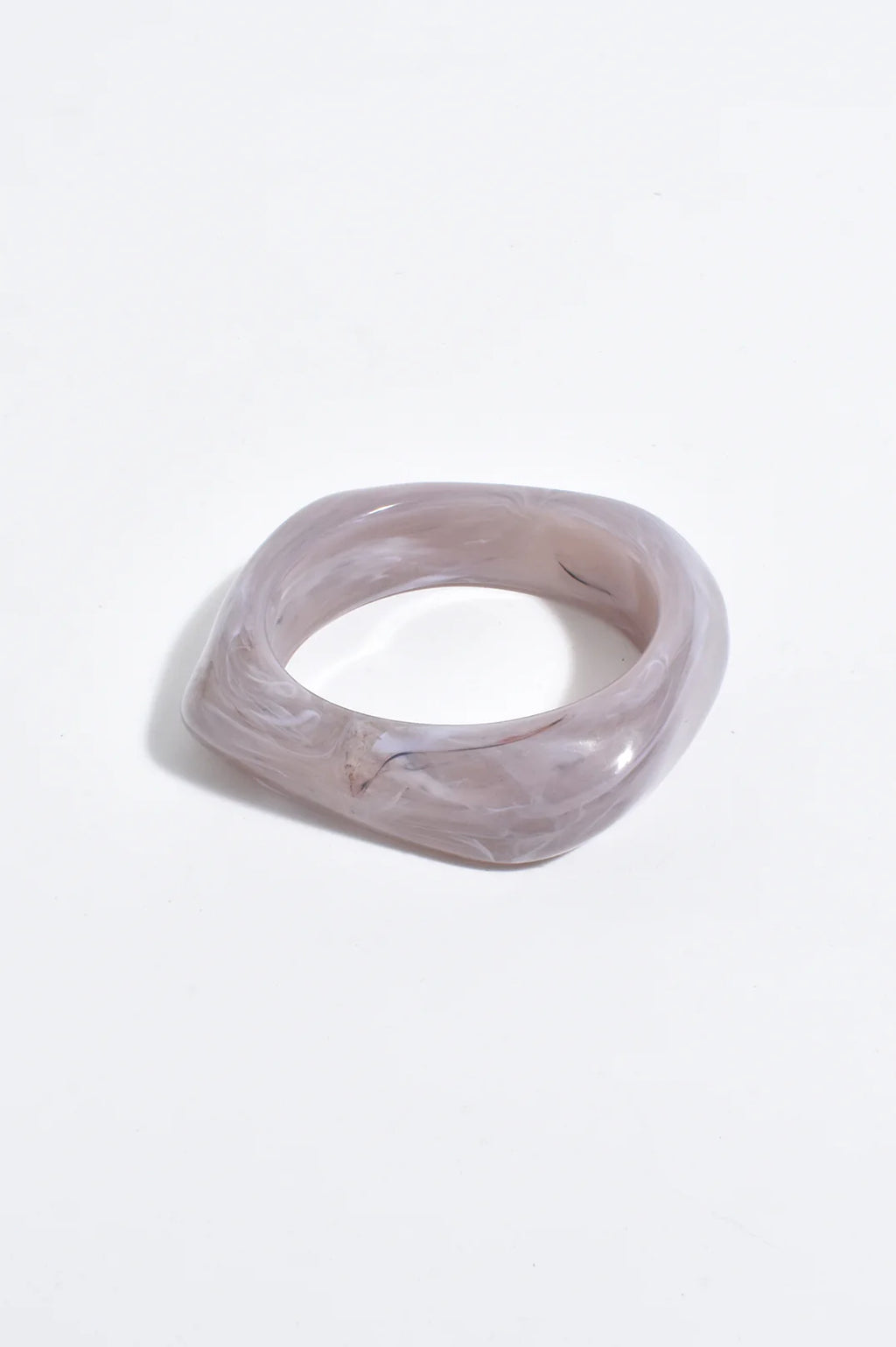 ADORNE RESIN STACKING BANGLE - GREY