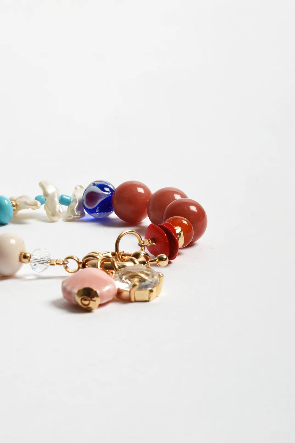 ADORNE SUMMER MIX BEAD BRACELET - MULTI