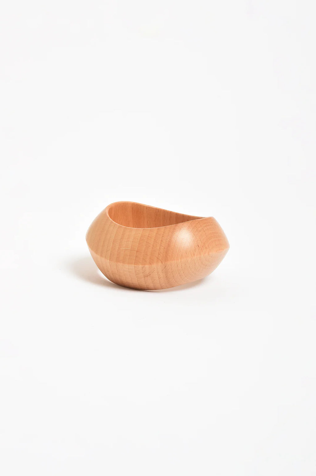 ADORNE CHUNKY TIMBER BANGLE - NATURAL