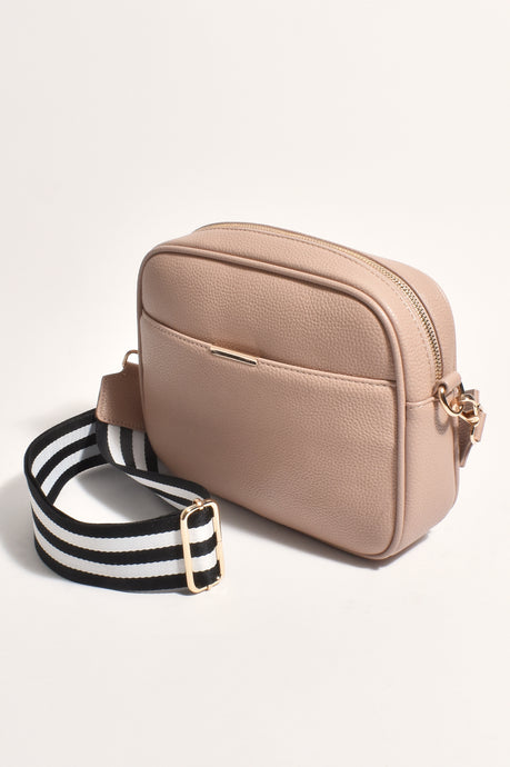 ADORNE BIANCA WEB POCKET CAMERA BAG - FOUNDATION