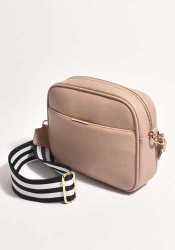 ADORNE BIANCA WEB POCKET CAMERA BAG - FOUNDATION