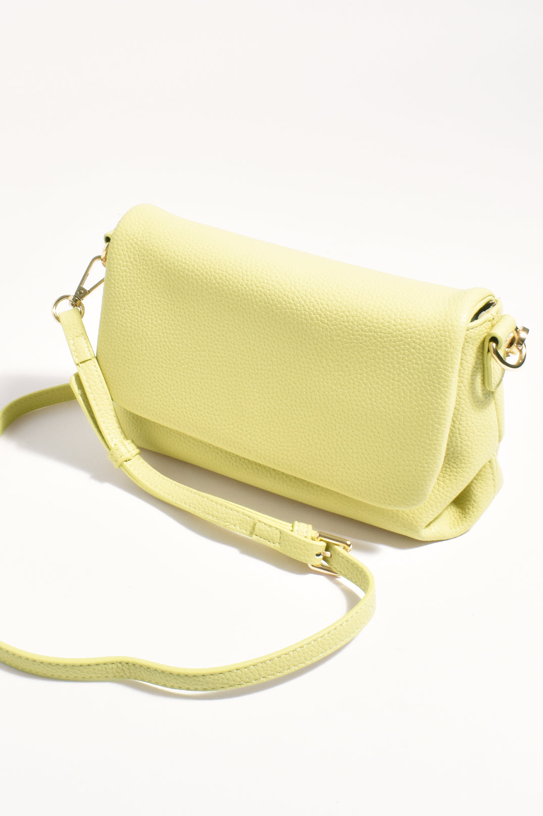 ADORNE ELLIE KNOTTED FOLD OVER BAG - CITRUS