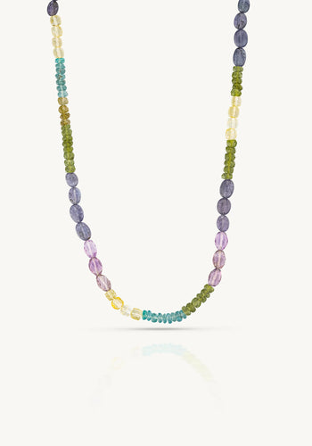 TONI MAY AZUL BEADED NECKLACE - GOLD