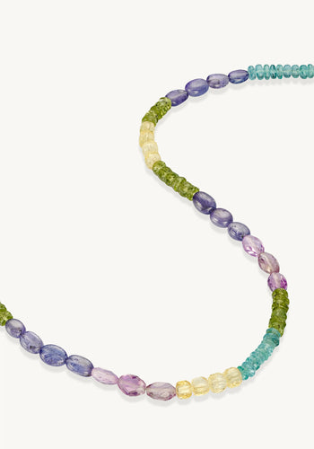 TONI MAY AZUL BEADED NECKLACE - GOLD