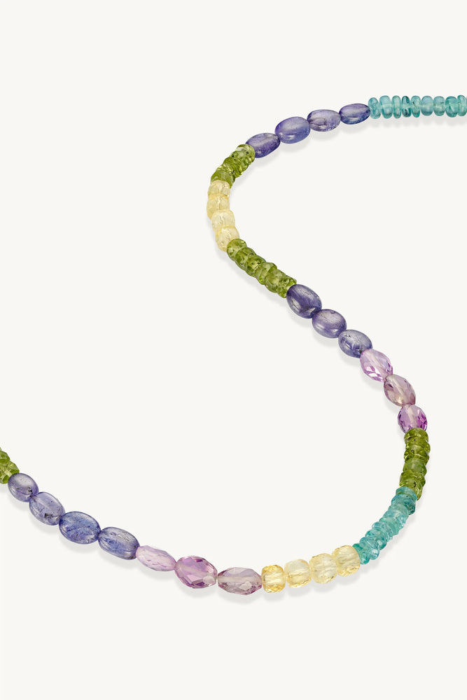 Load image into Gallery viewer, TONI MAY AZUL BEADED NECKLACE - GOLD
