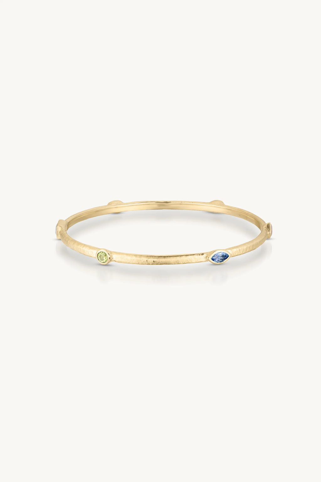 TONI MAY CALLISTA GOLD BANGLE - MULTI STONE