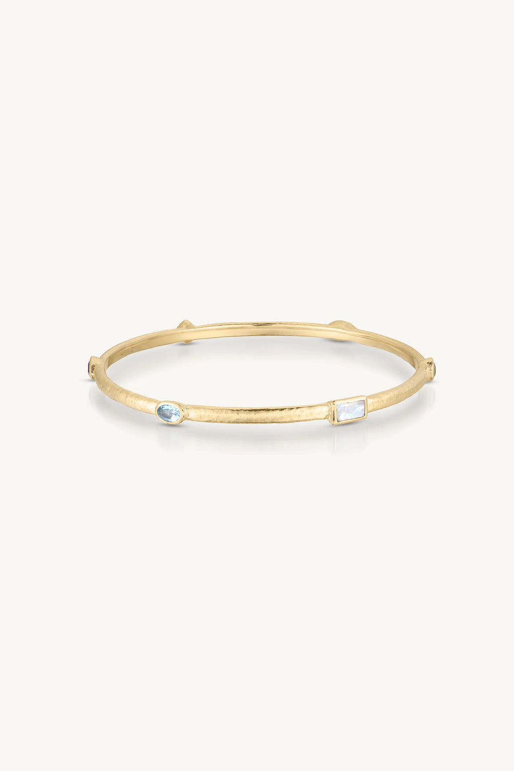 TONI MAY CALLISTA GOLD BANGLE - MULTI STONE