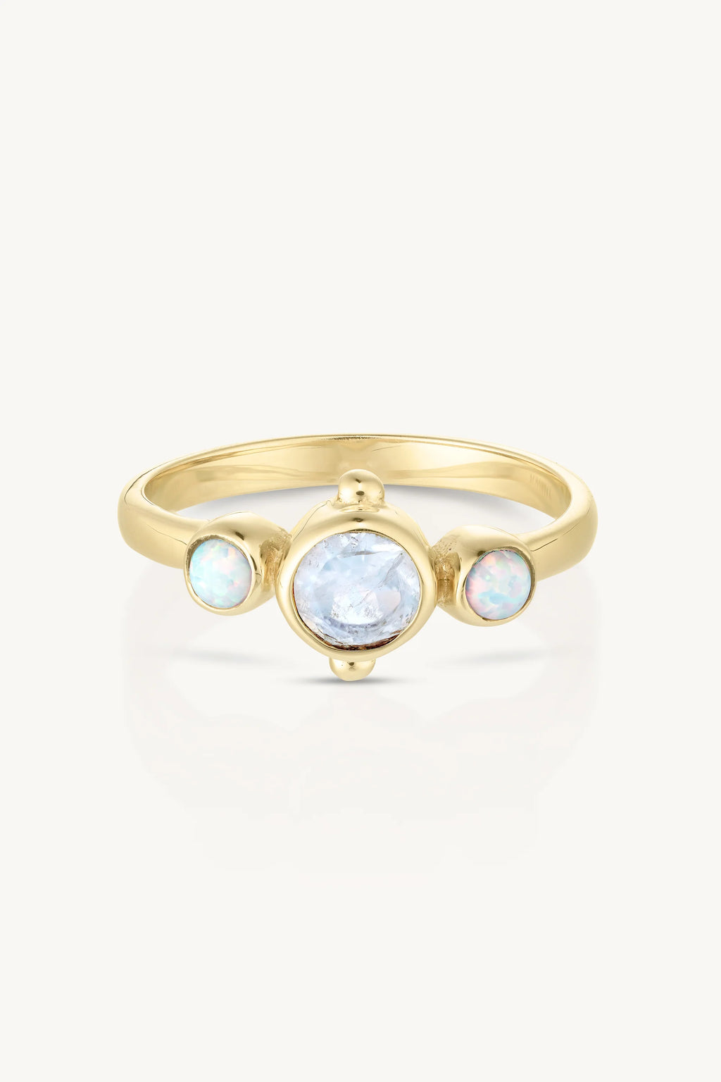 TONI MAY CORA MOONSTONE & OPAL RING - GOLD