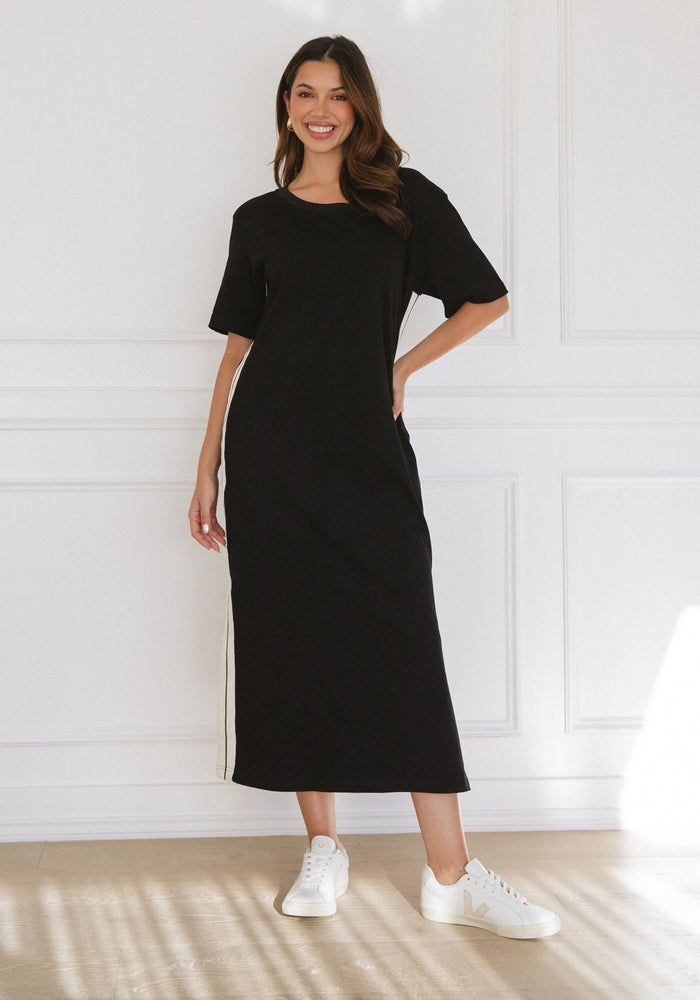 EMERY T-SHIRT DRESS - BLACK