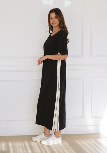EMERY T-SHIRT DRESS - BLACK