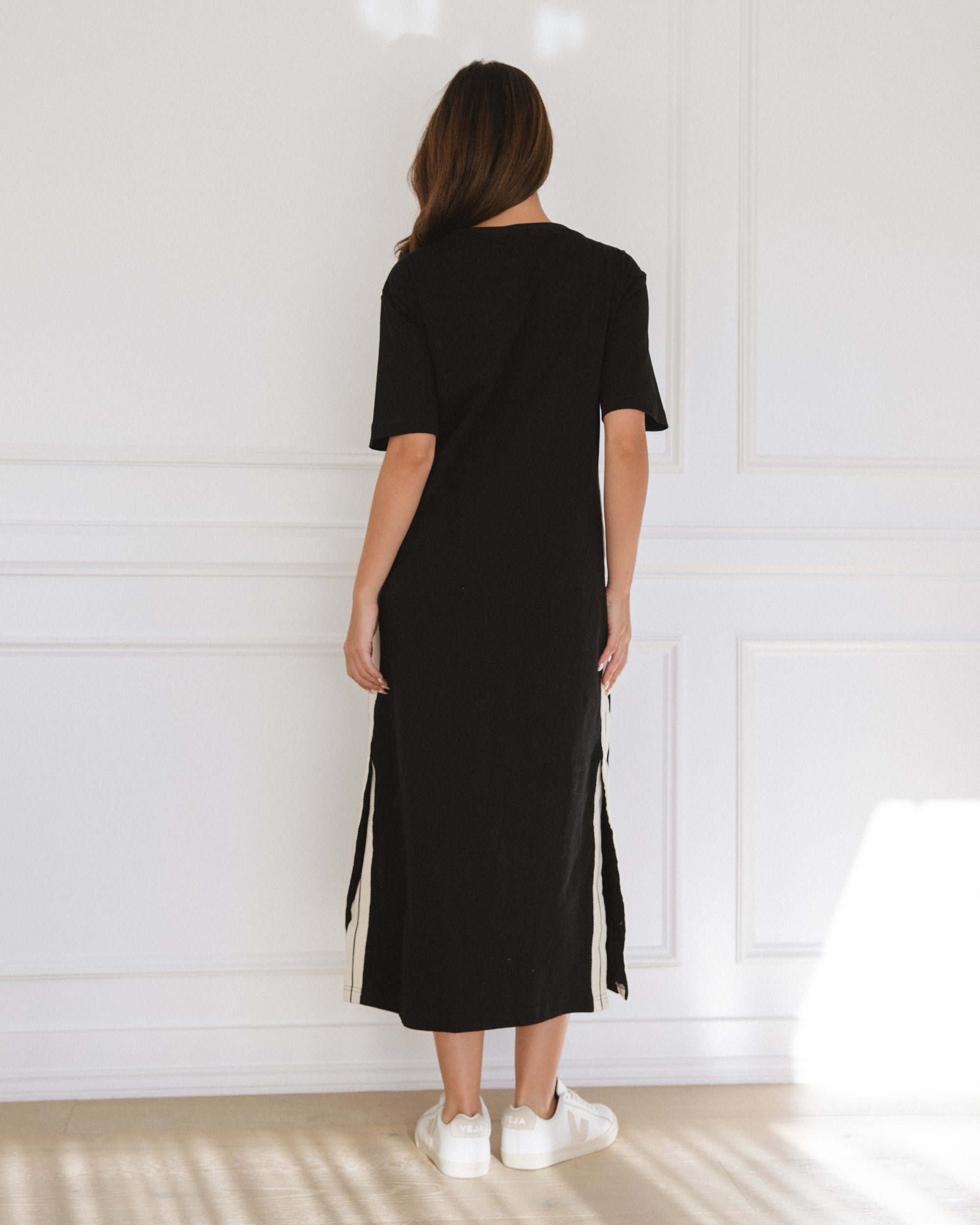 EMERY T-SHIRT DRESS - BLACK