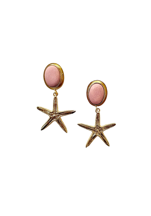 STARFISH EARRING - PINK