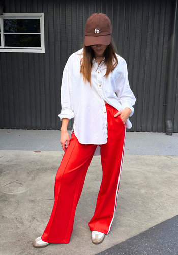 FEATHER + NOISE NOAH FULL LENGTH PANT - RED