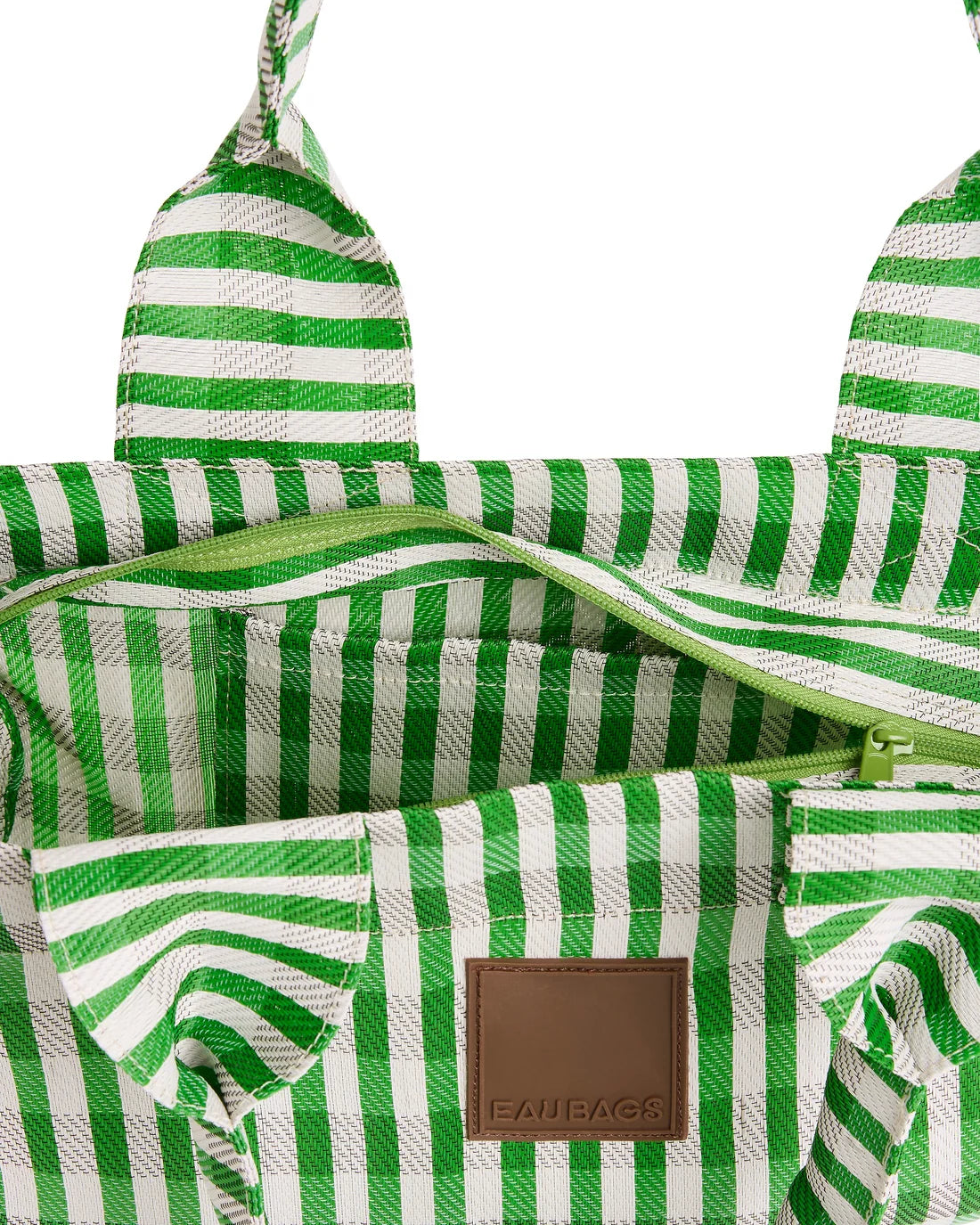 EAU BAGS EAST WEST TOTE - VERT PRINT