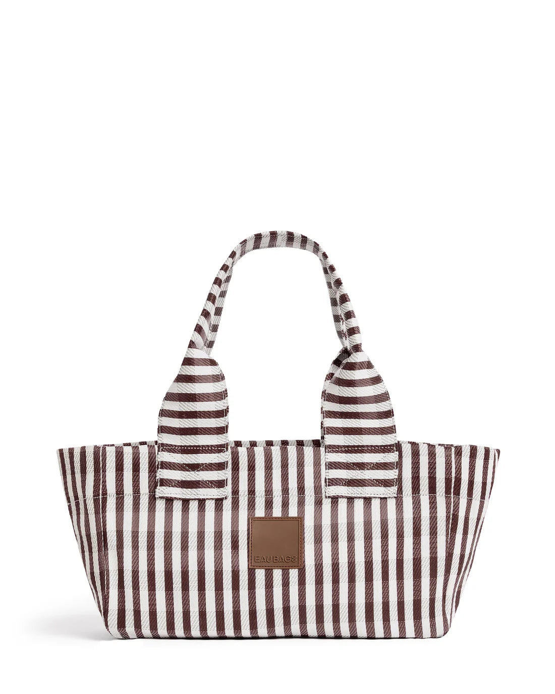 EAU BAGS EAST WEST TOTE - MARRON PRINT