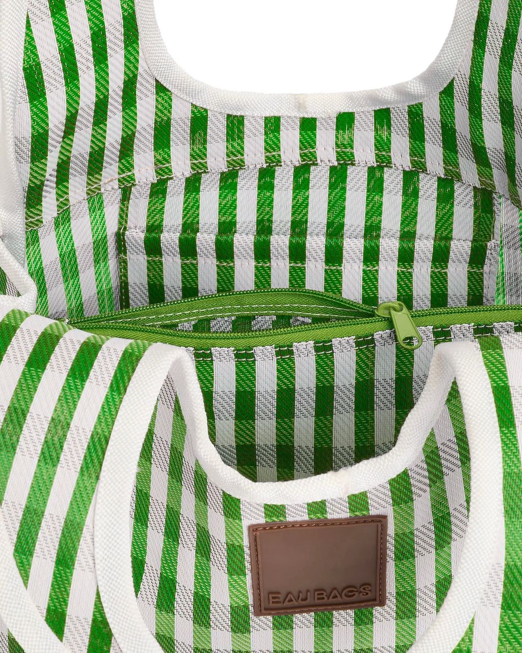 EAU BAGS LUNE BAG - VERT PRINT