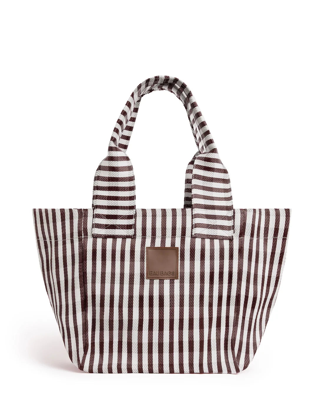 EAU BAGS TOTE BAG - MARRON PRINT