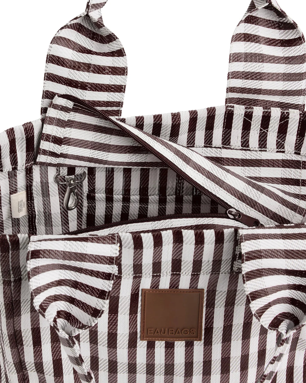 EAU BAGS TOTE BAG - MARRON PRINT