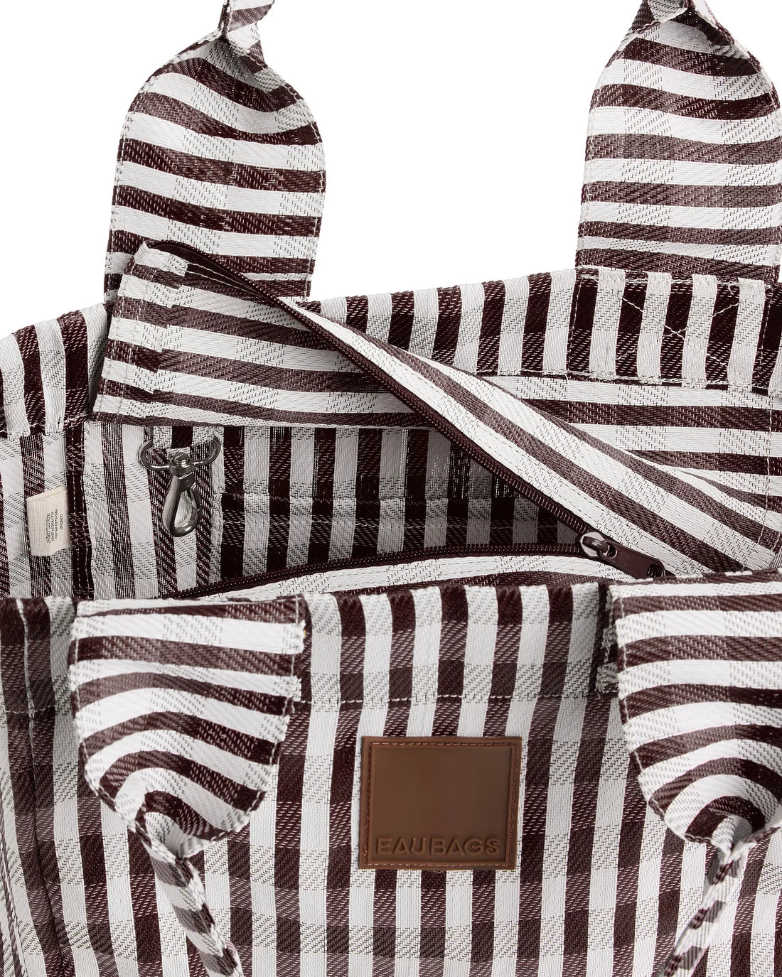 EAU BAGS TOTE BAG - MARRON PRINT