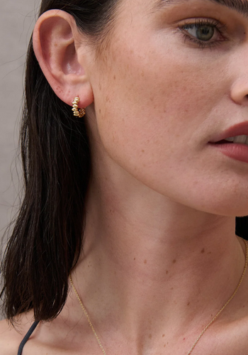 LEON DAINTY 18K GOLD PLATED EARRINGS