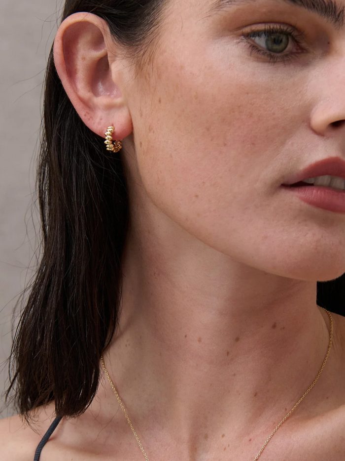 Load image into Gallery viewer, LEON DAINTY 18K GOLD PLATED EARRINGS