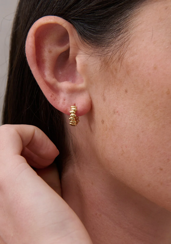 LEON DAINTY 18K GOLD PLATED EARRINGS