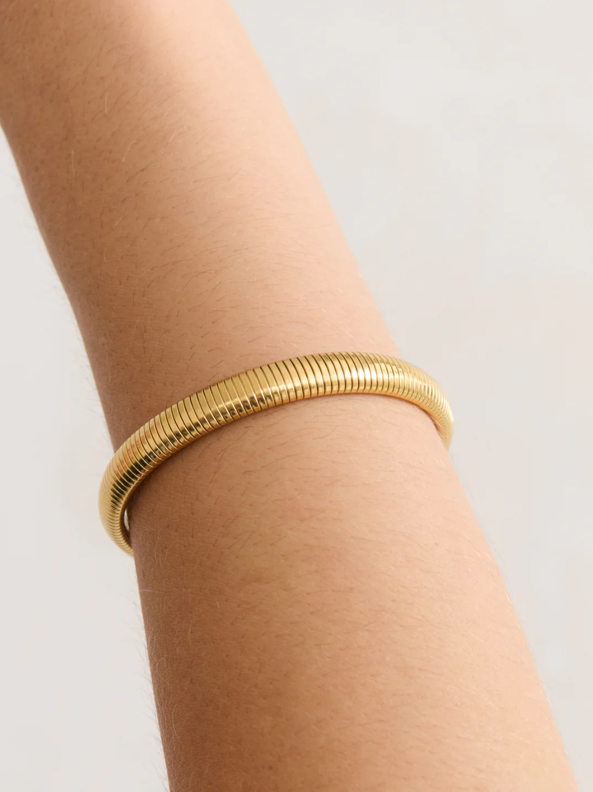 SNAKE CHAIN 18K GOLD PLATED BRACELET