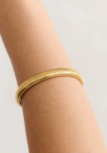 SNAKE CHAIN 18K GOLD PLATED BRACELET