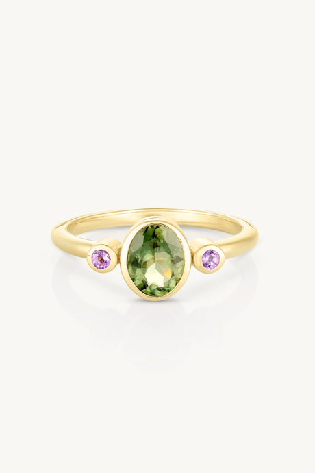 TONI MAY SOPHIA STACKER - APATITE/ GOLD