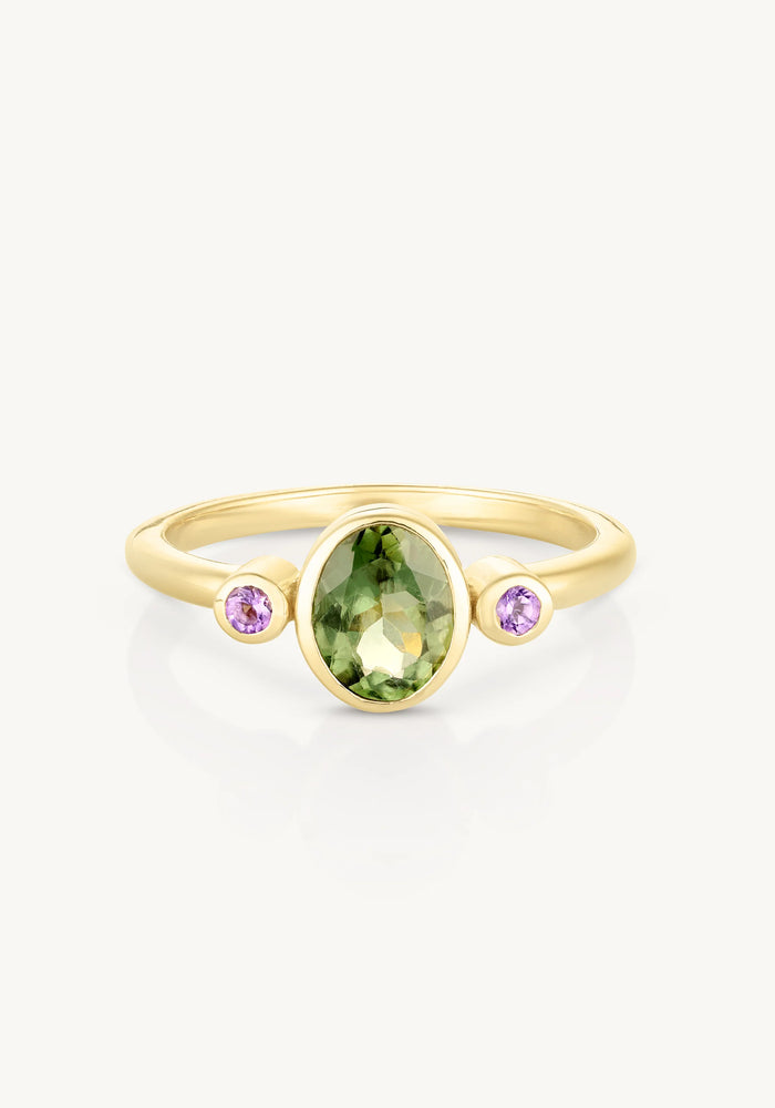 TONI MAY SOPHIA STACKER - APATITE/ GOLD