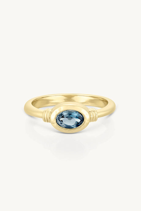 TONI MAY TILLY RING - TOPAZ/GOLD