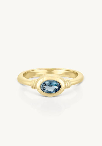 TONI MAY TILLY RING - TOPAZ/GOLD