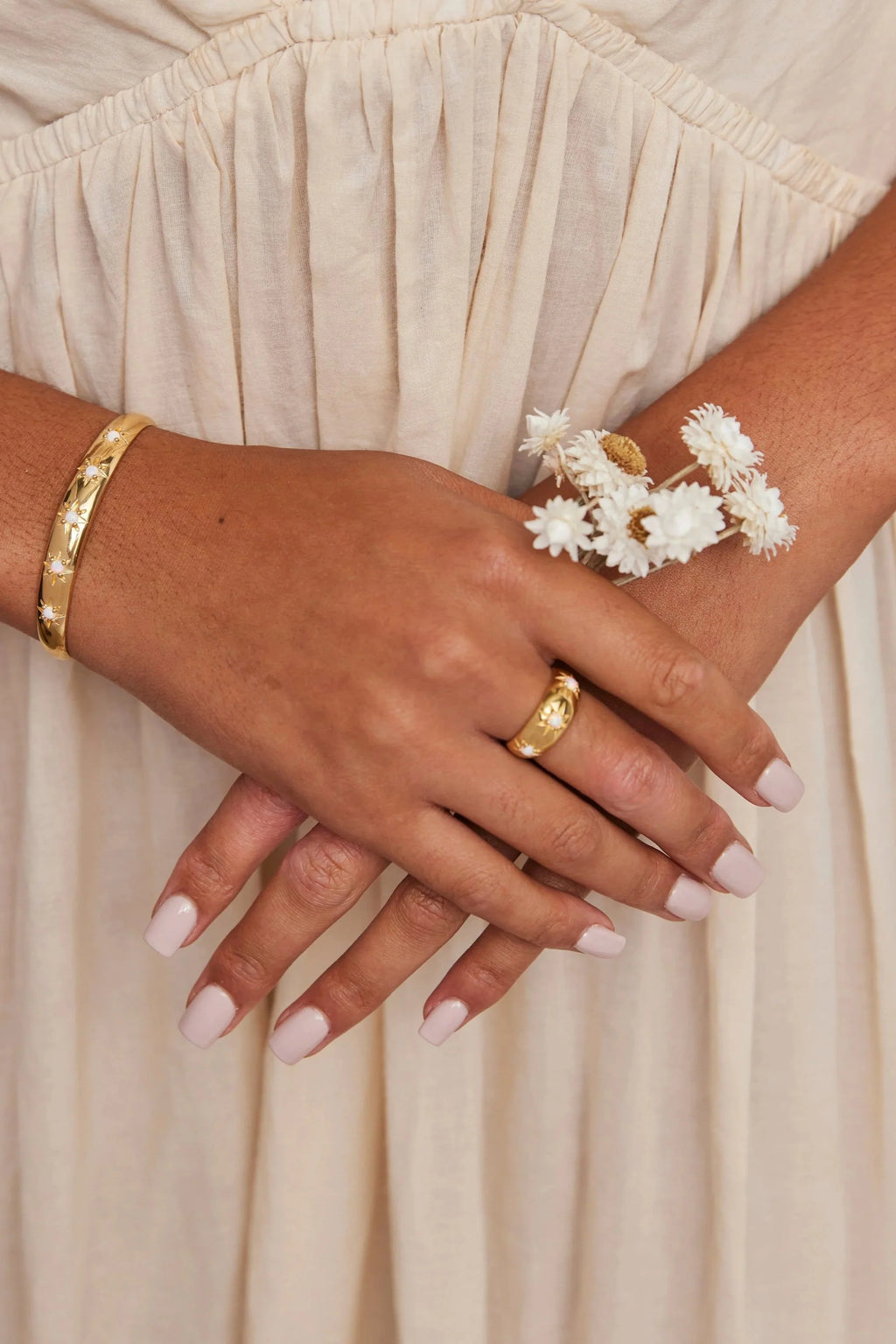 TONI MAY ALINA RING - OPAL/GOLD